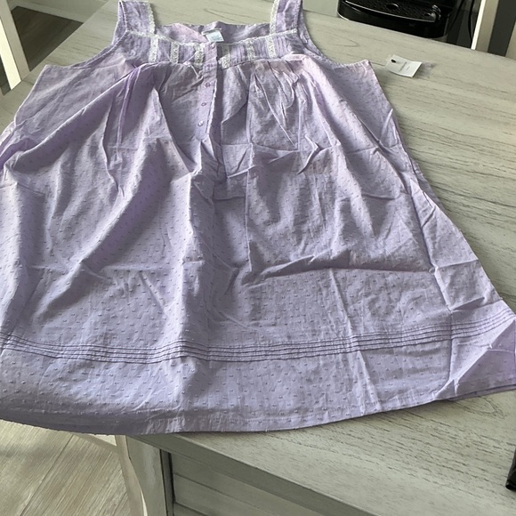 croft & barrow Other - Croft & Barrow Lavender Sleeveless nightgown NWT